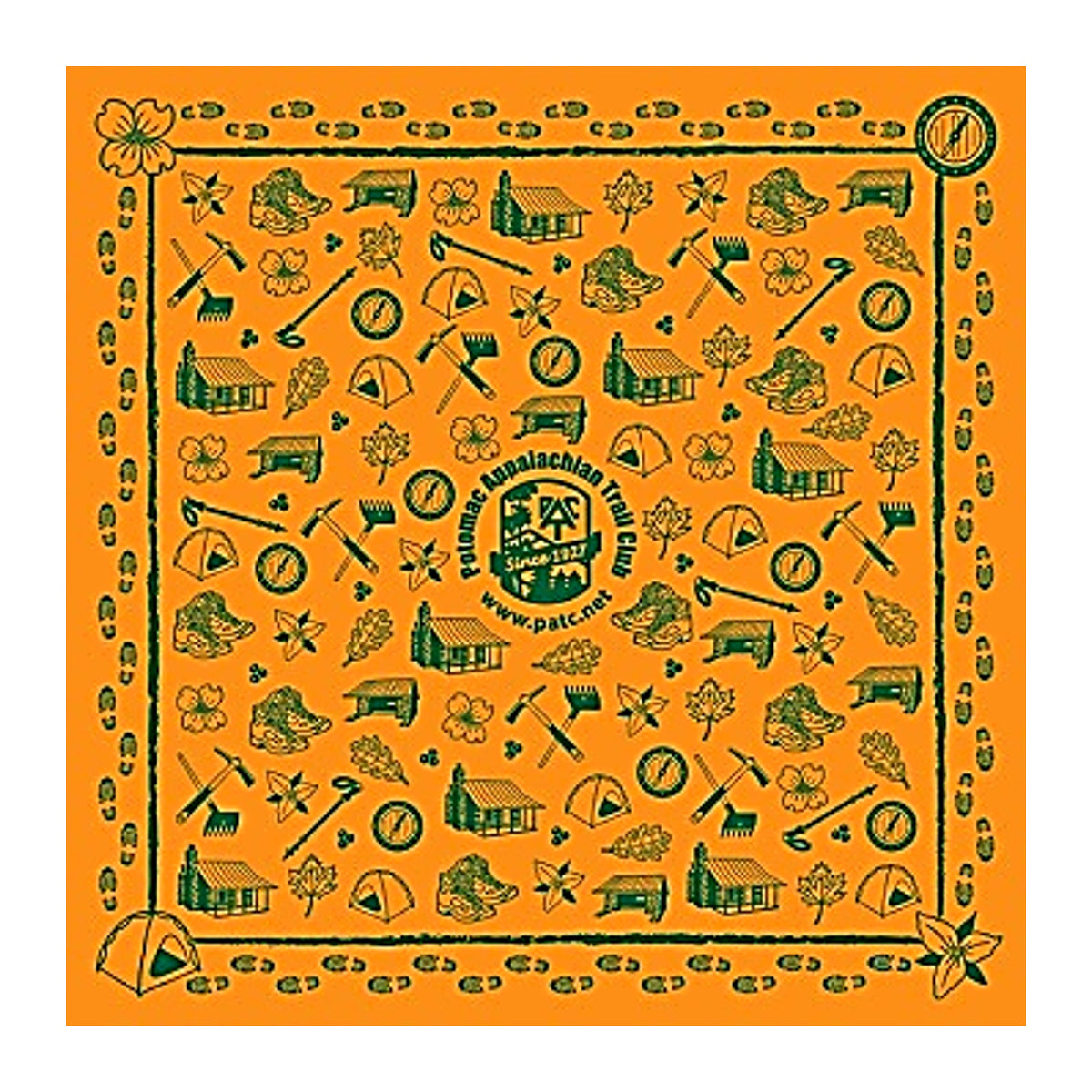 PATC Logo Bandana | Hiking Bandana in Multiple Colors – PATC Store